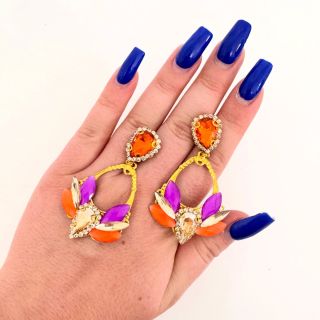🧡💜 #mendozajewels #sperky #nausnice #retizek #naramek jewe